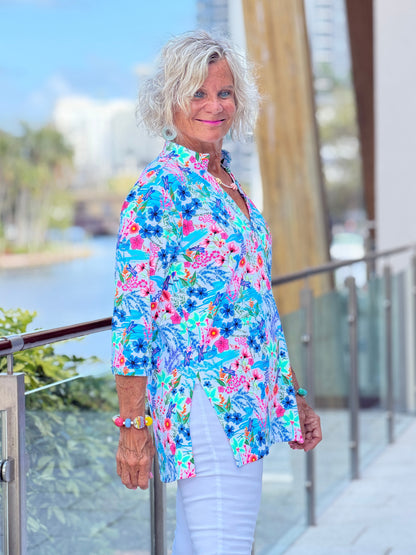 LULU B PARADISE GARDEN TUNIC