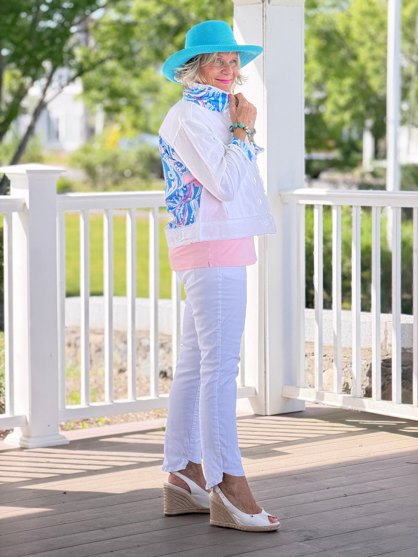COTTON CANDY COAST LINEN JACKET