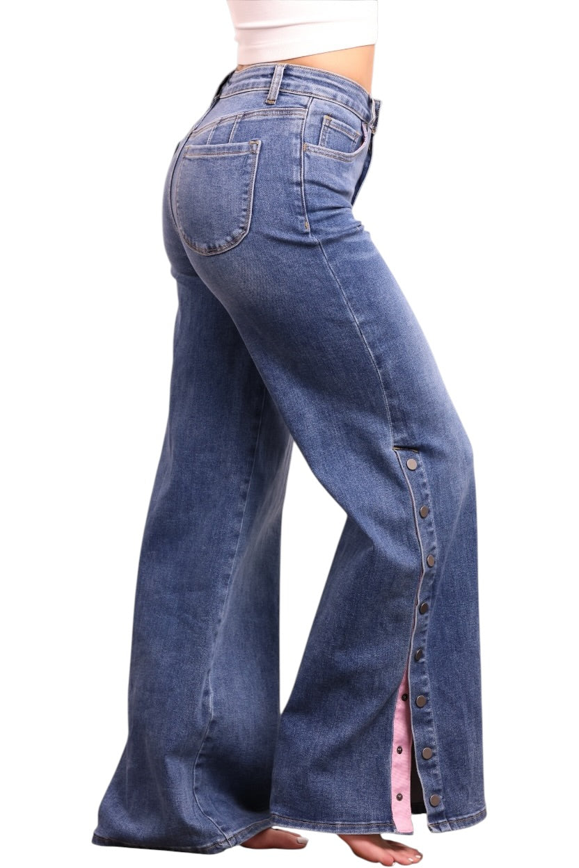 The Auburn High-Rise Tummy Control Wide Leg Jeans - Three Inseams