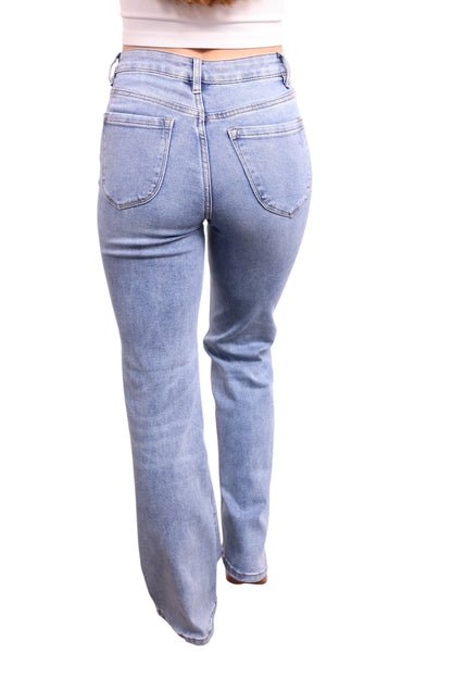 The Tilly High-Rise Tummy Control Relaxed Flare Denim - Three Inseams