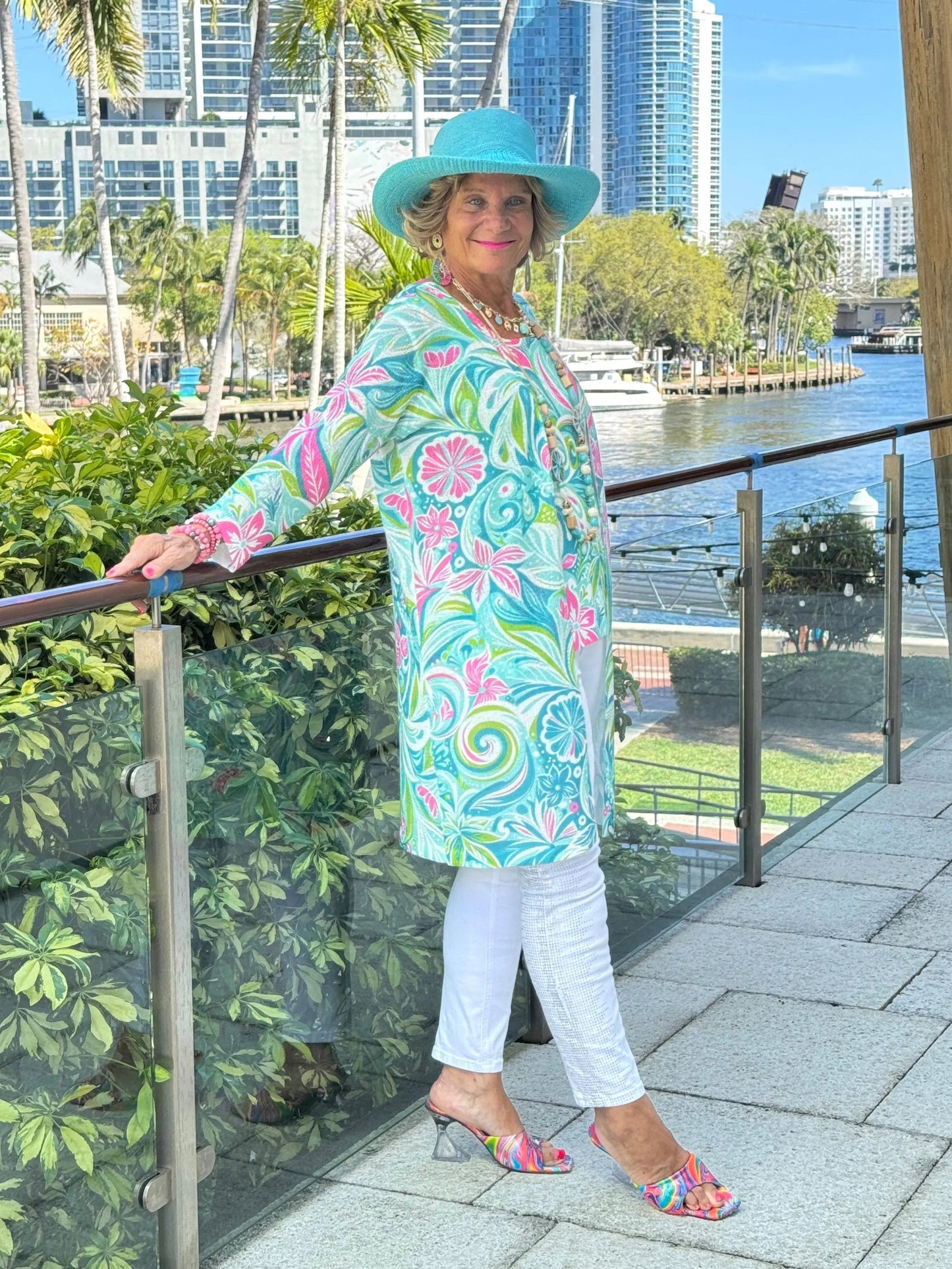 Ethyl Classic Long Length Cardi - Humboldt