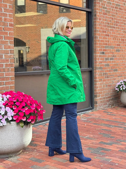 LOGAN GREEN RAINCOAT