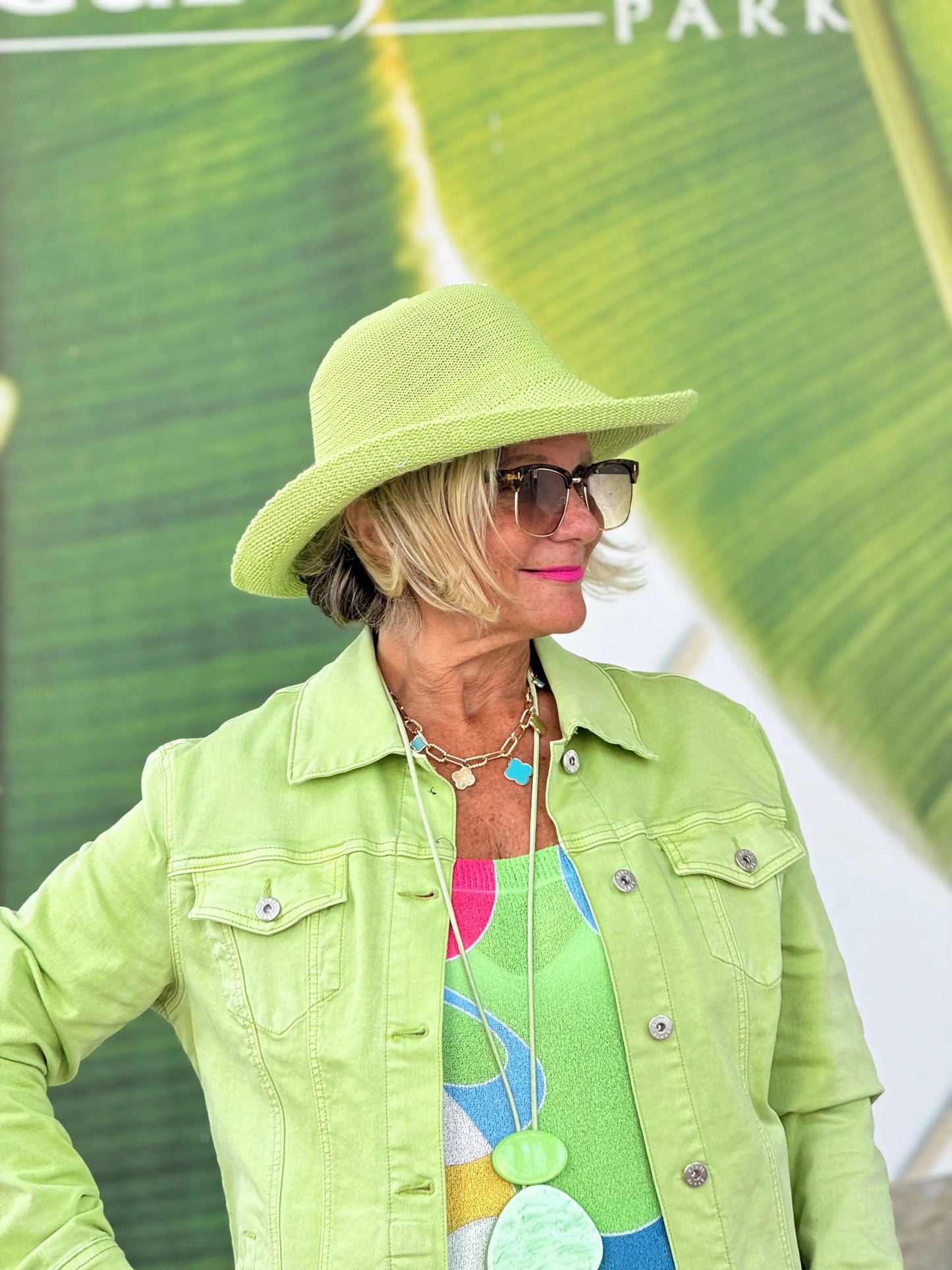 Ethyl Denim Lime Dream Jacket - Love