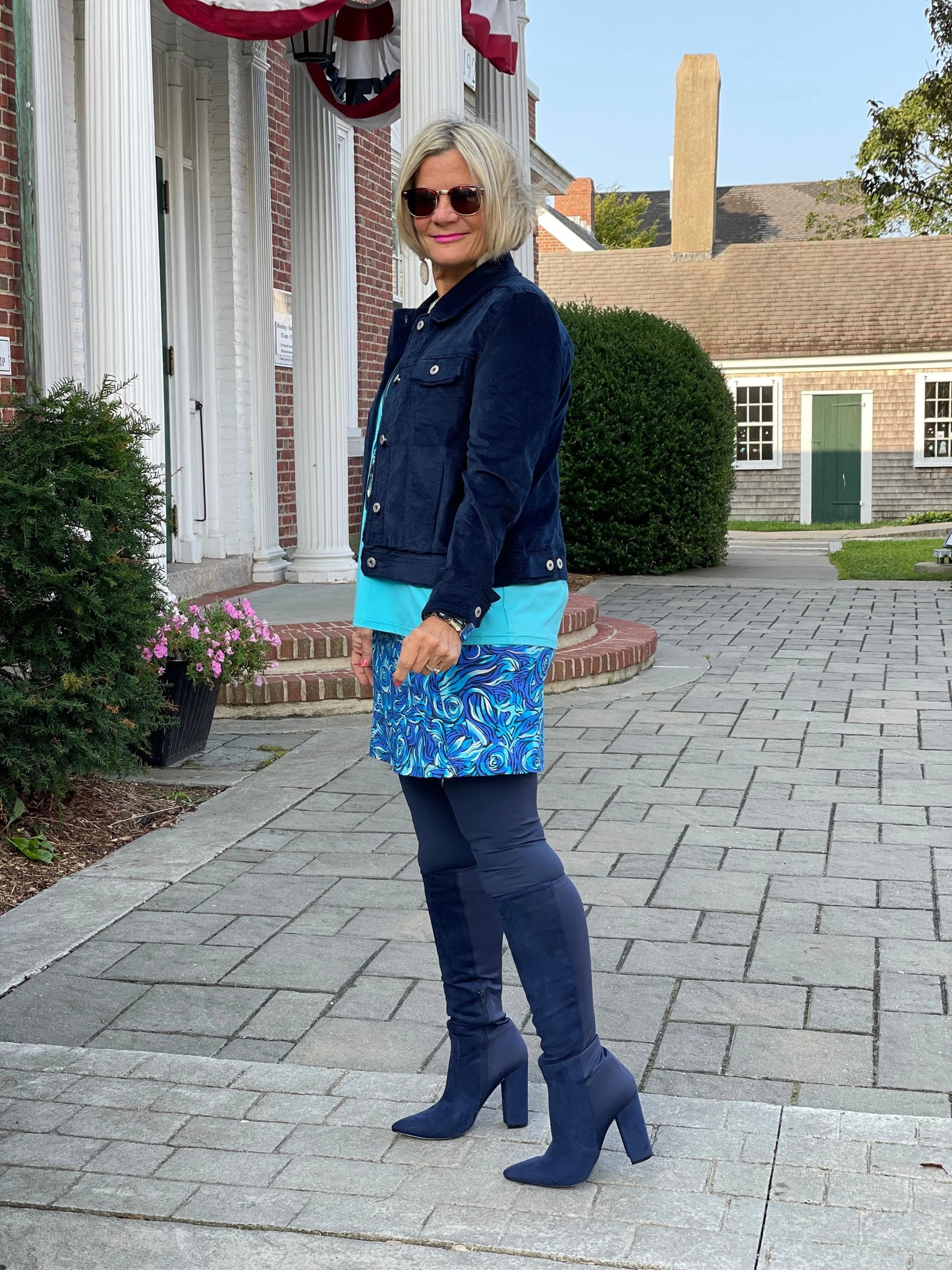 FANTASIA  BLUE SKORT