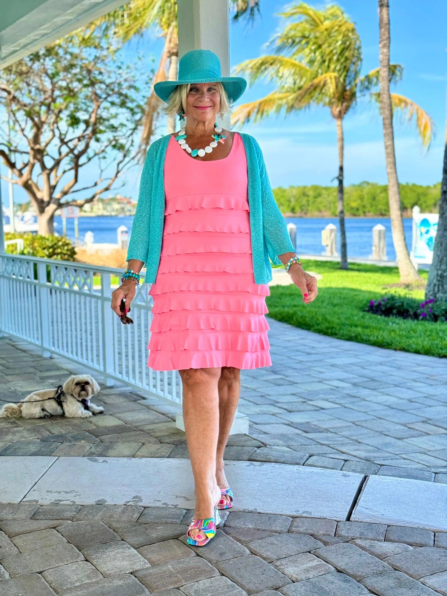 LULU-B CORAL CHA CHA DRESS