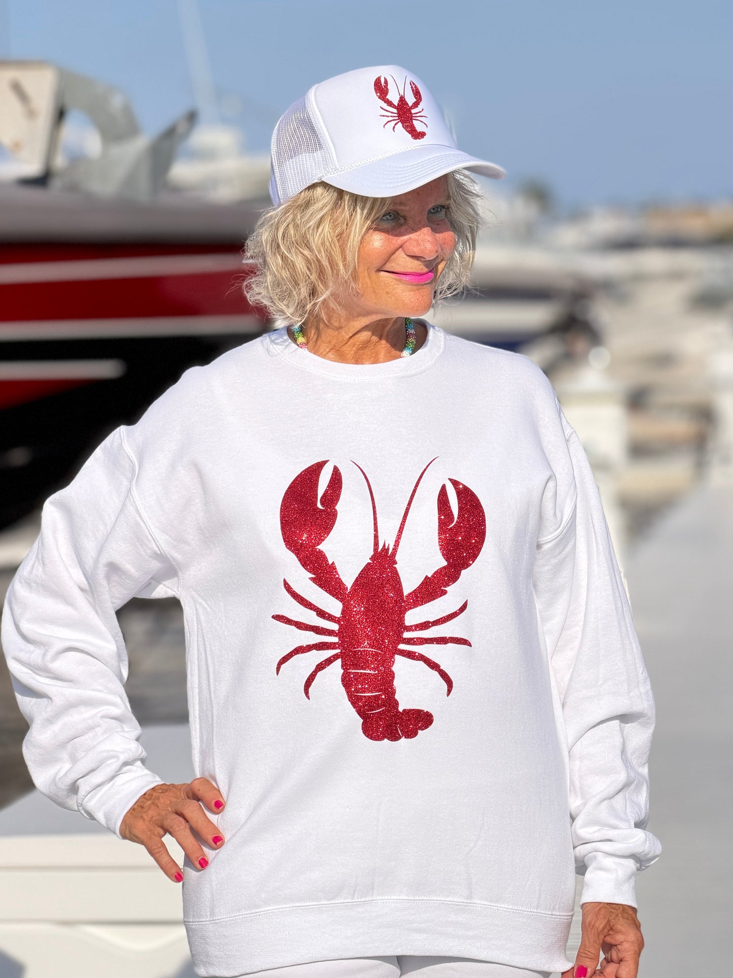 LOBSTER GLITTER HAT