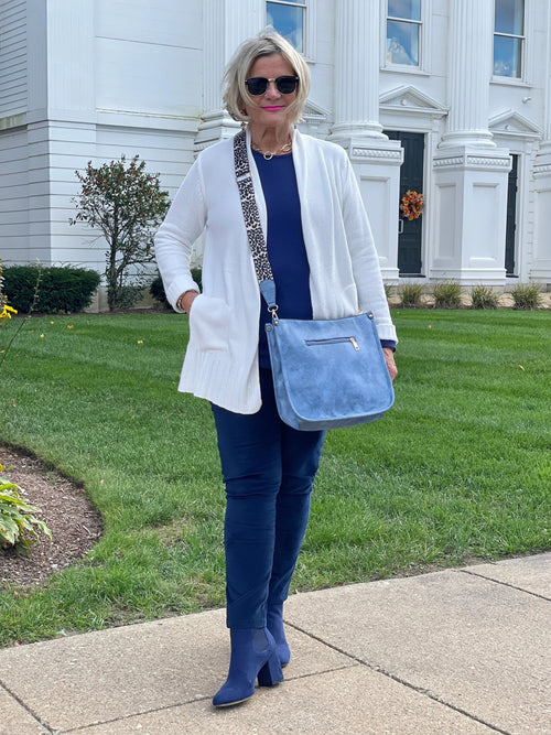 LULU-B CHENILLE CREAM CARDIGAN
