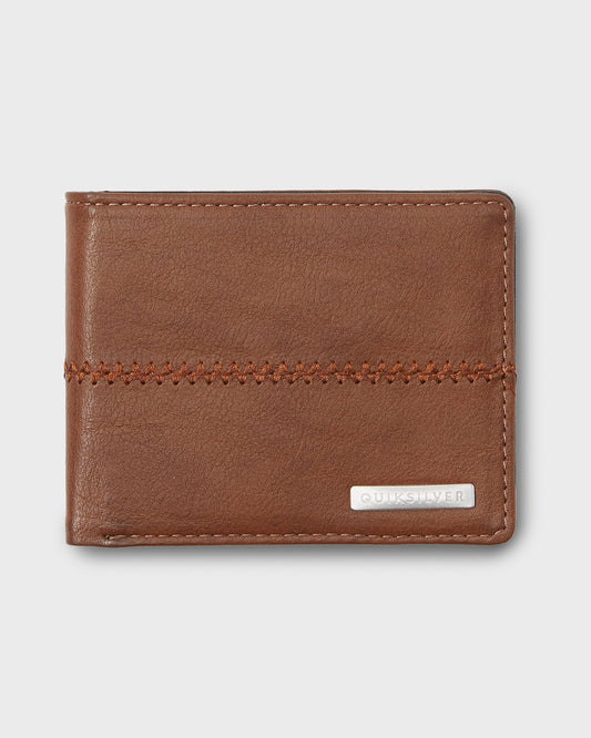 Stitchy 3 Wallet - Chocolate Brown
