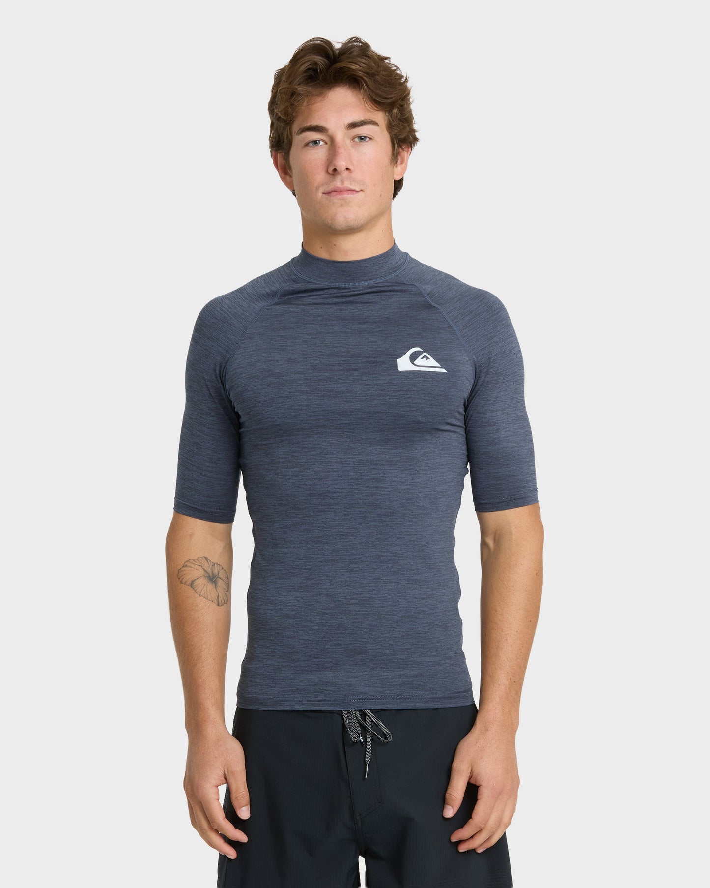 Everyday UPF 50 Short Sleeve Rashguard - Vintage Indigo Heather