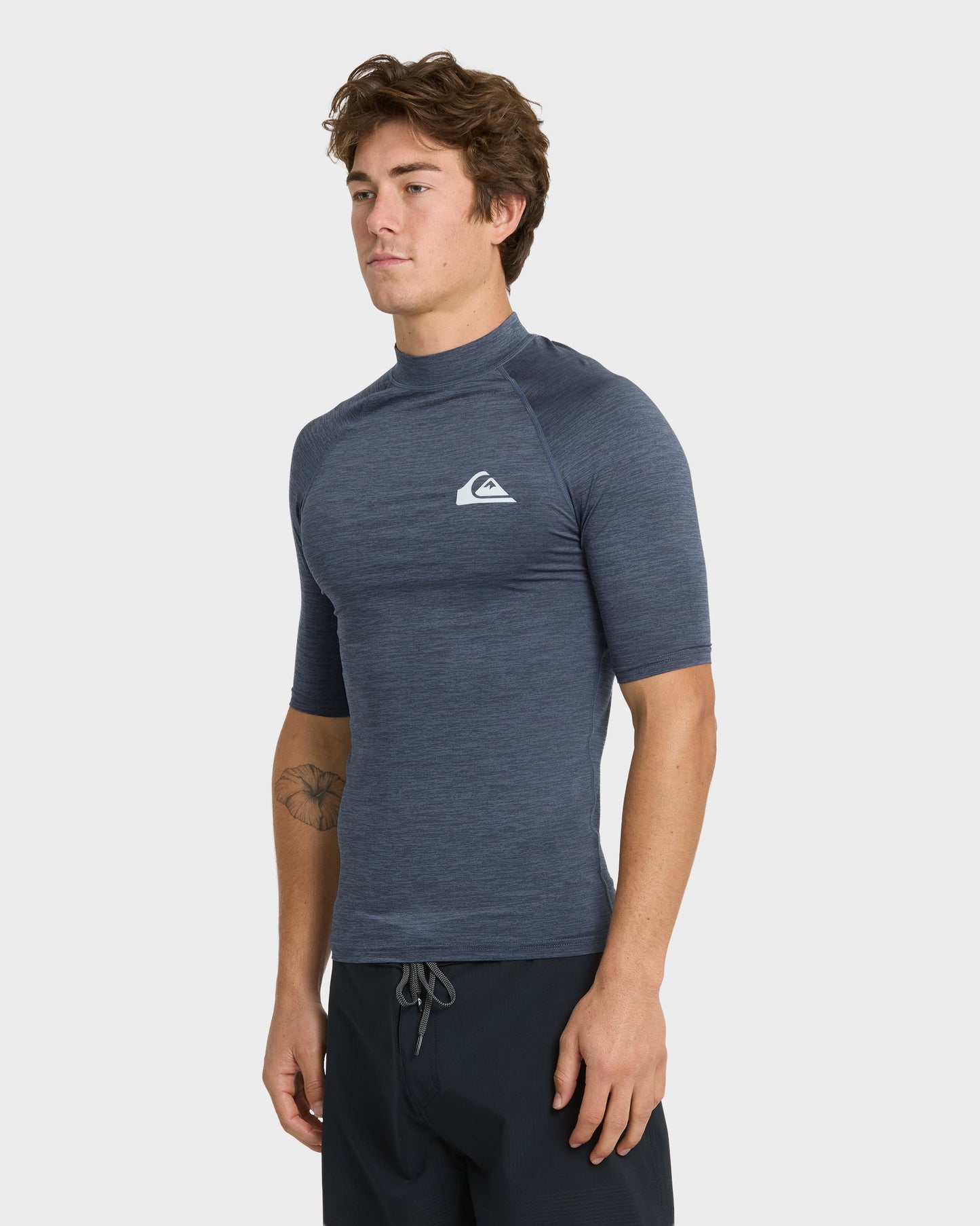 Everyday UPF 50 Short Sleeve Rashguard - Vintage Indigo Heather