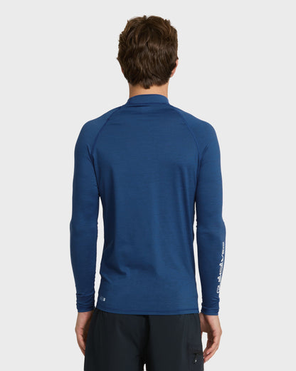 Everyday UPF 50 Long Sleeve Rashguard - Monaco Blue Heather