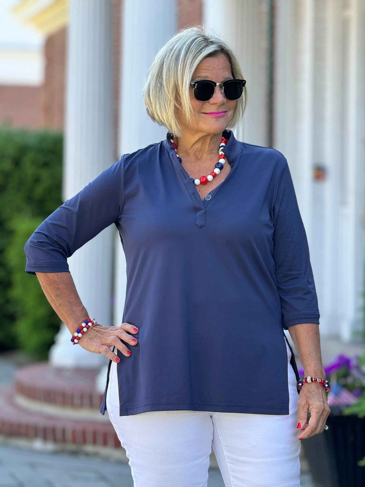 LULU-B NAVY TUNIC