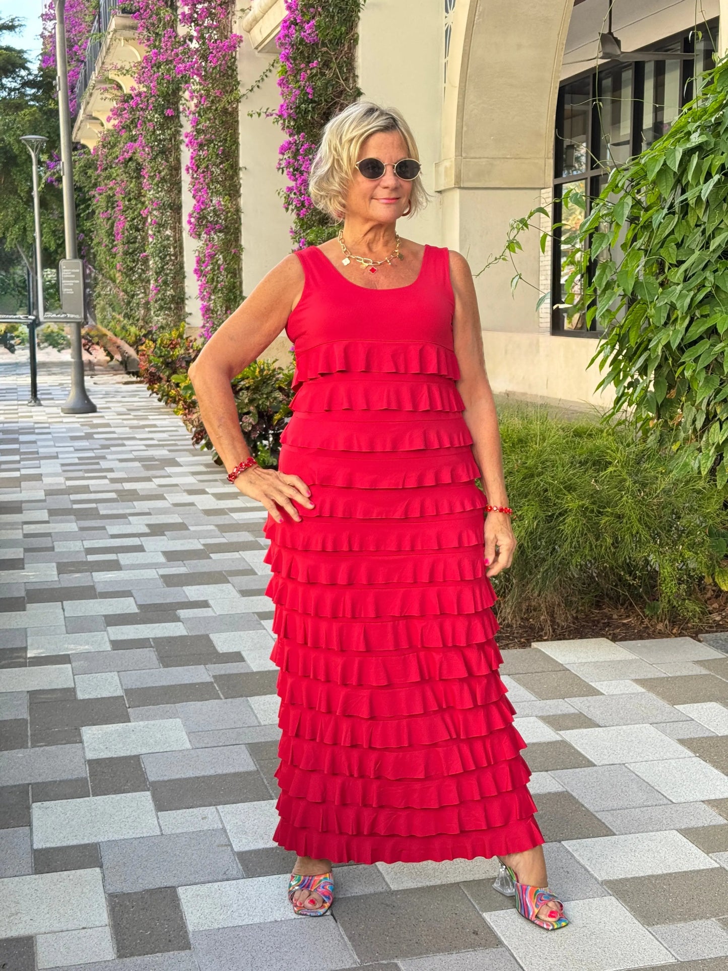 LULU-B CRIMSON RED CHA CHA MAXI