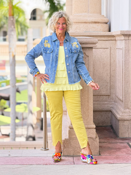 Ethyl Venus V Crop Pants - Northwest