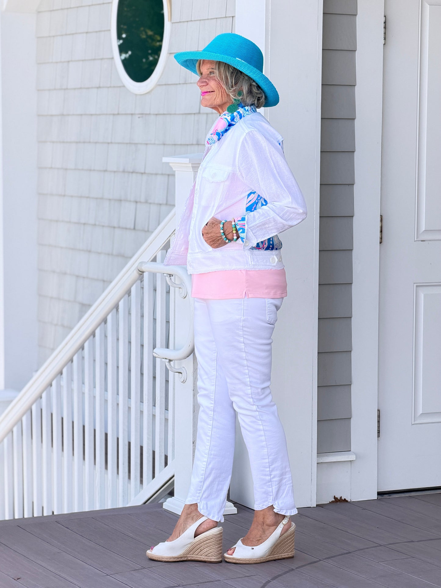 COTTON CANDY COAST LINEN JACKET