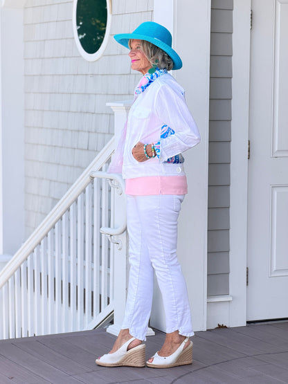 COTTON CANDY COAST LINEN JACKET