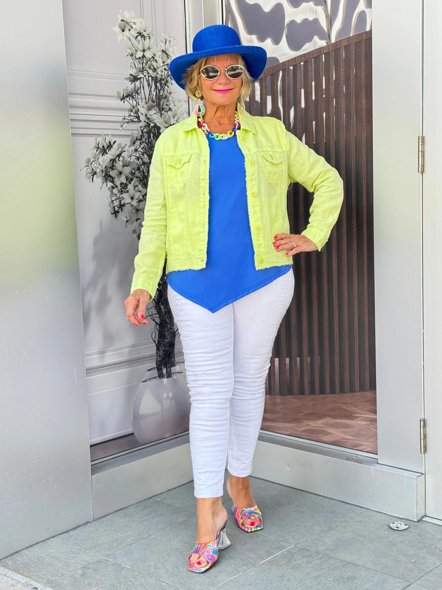 LULU B LIME LINE JACKET