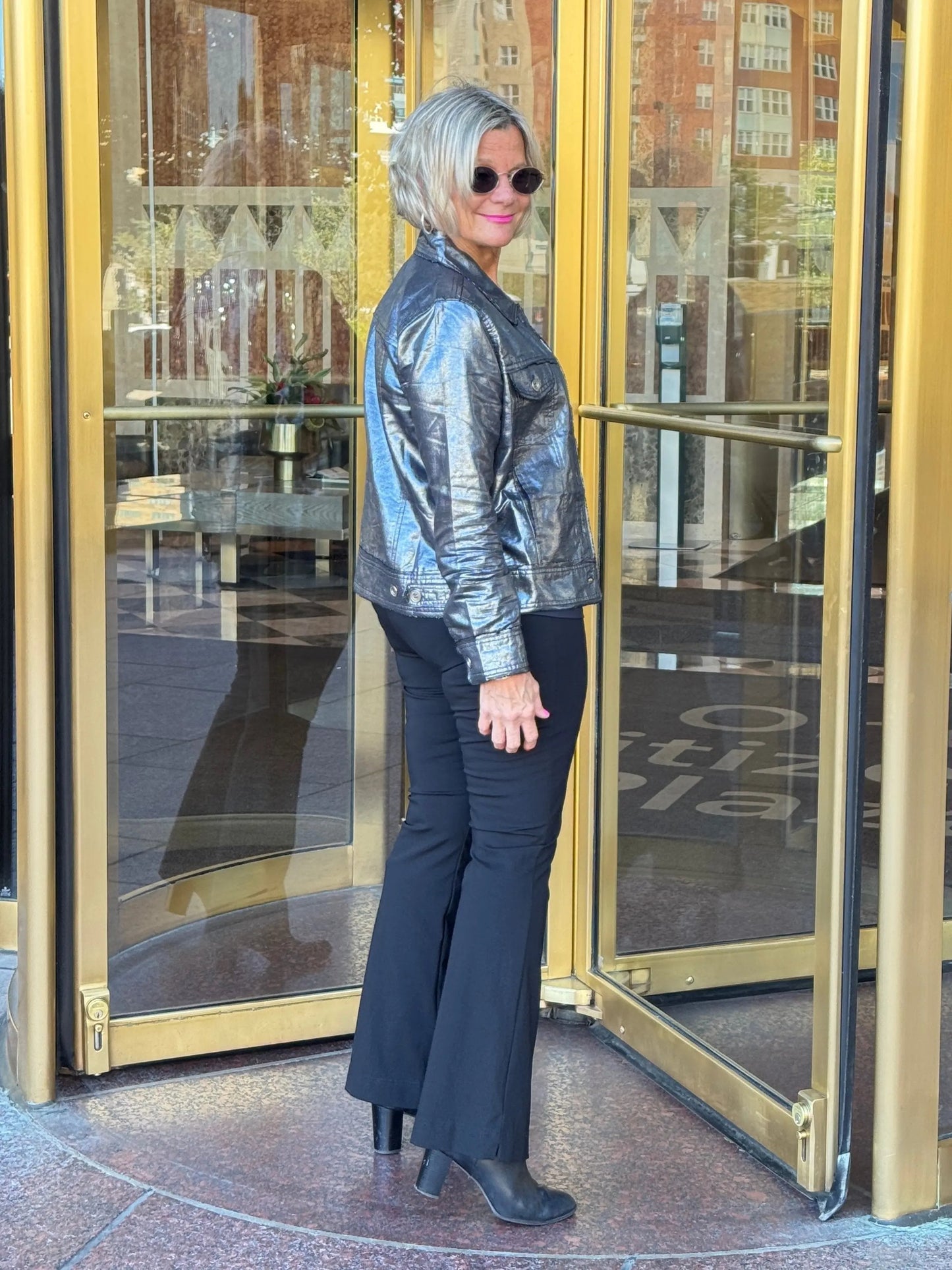 Black Metallic Jacket