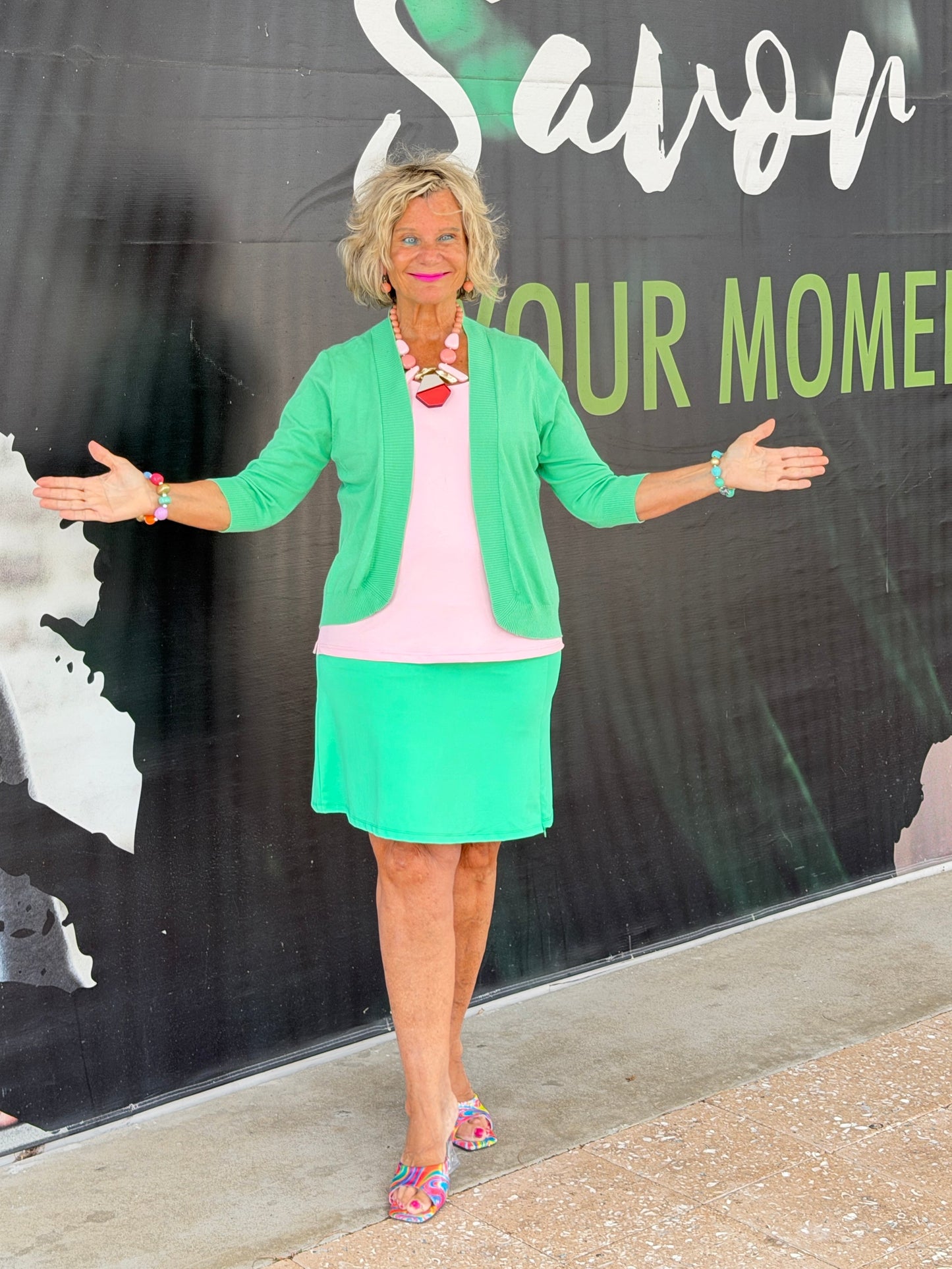 COASTAL GREEN SKORT