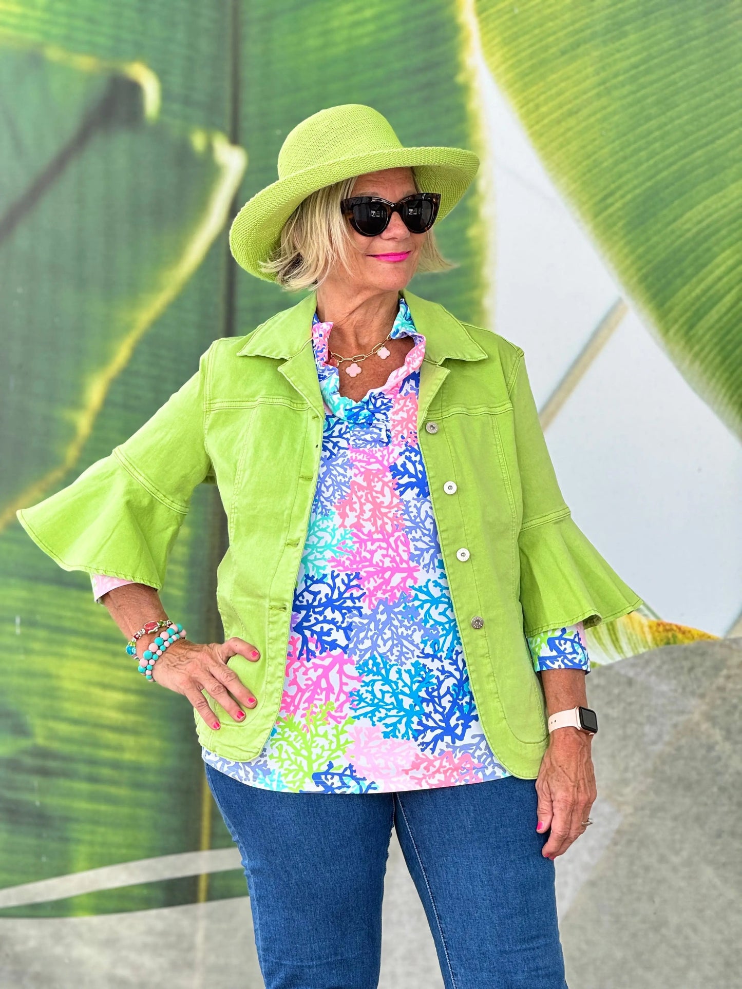 Ethyl Easy Going Jacket - Moss