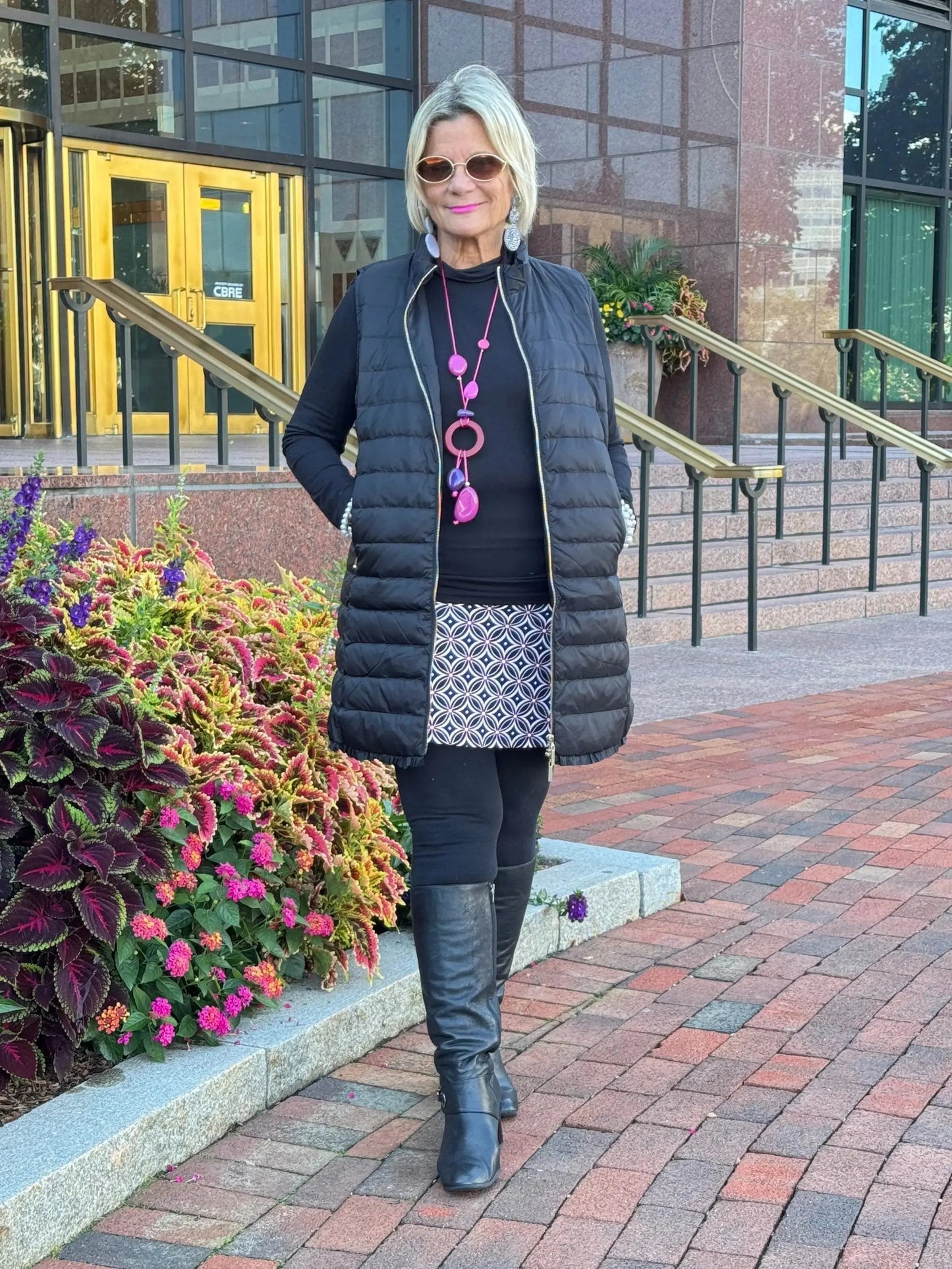 LULU-B BLACK PUFFER VEST