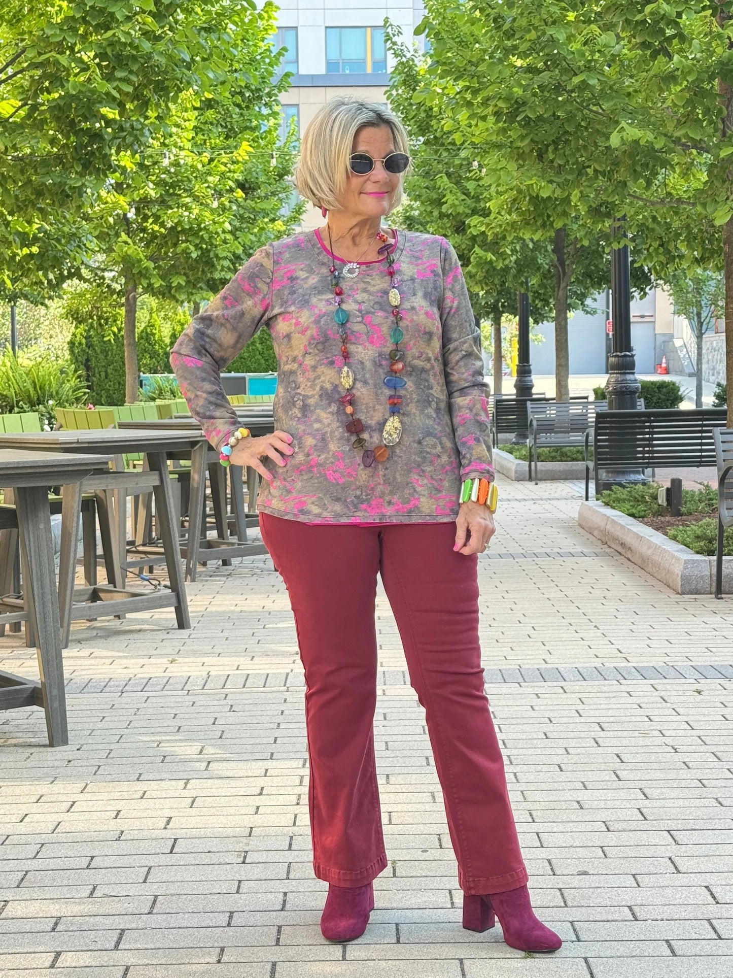 Ethyl Cozy But Cool Top - Counsel