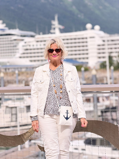 LULU-B IVORY FAUX FUR JACKET