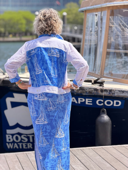 HARBOR BLUES SAILBOAT TANK MAXI