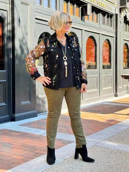 Ethyl The Whimsy Jacket - BLACK