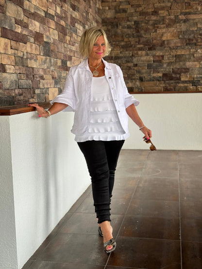 LULU-B SOUTH BEACH BLACK ANKLE PANT