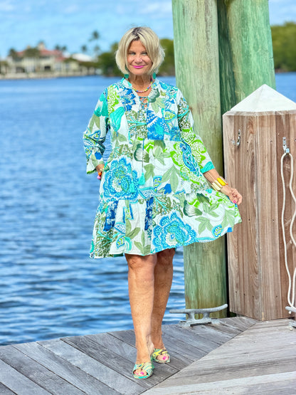 Celeste Ruffle Dress