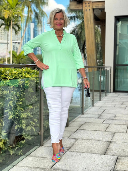 CLEAR LIME TUNIC