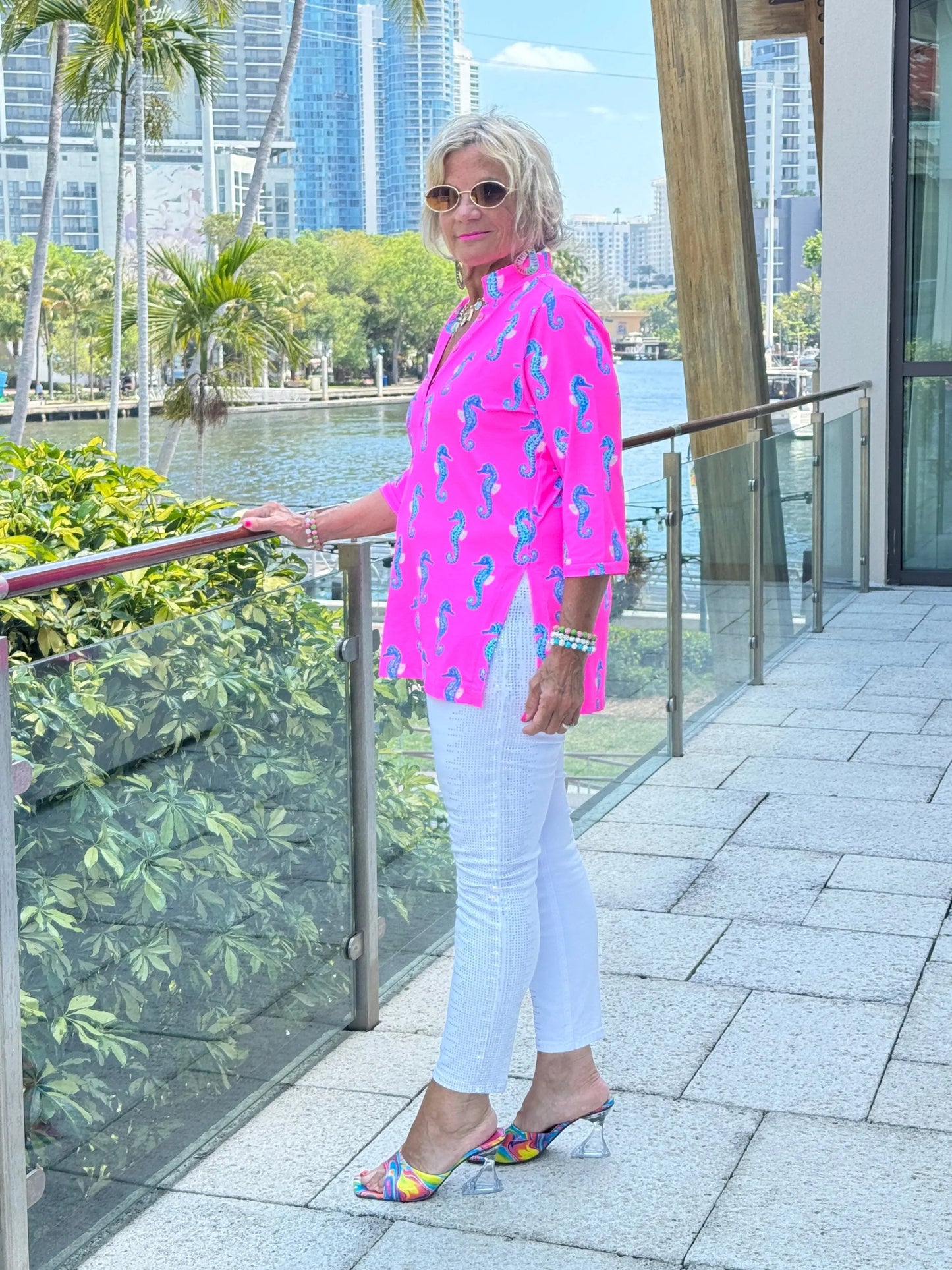 LULU B SEAHORSE BAY TUNIC