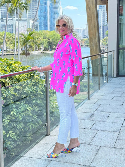LULU B SEAHORSE BAY TUNIC
