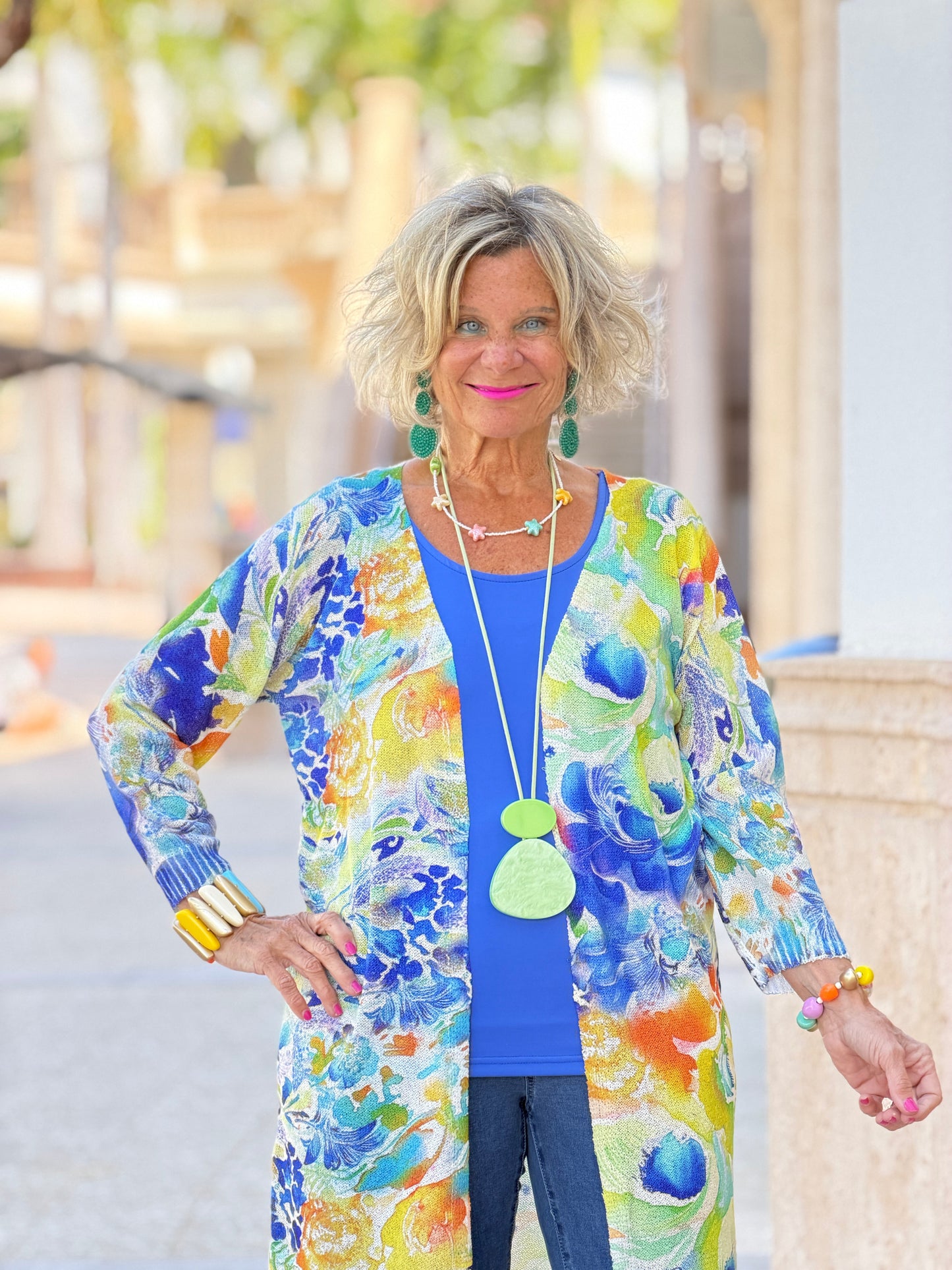 Ethyl Classic Long Length Cardi - Soulful