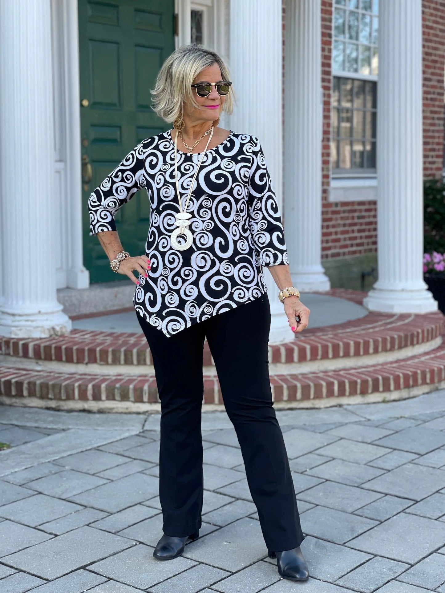 INFINITY  CHIC ASYMMETRIC TOP