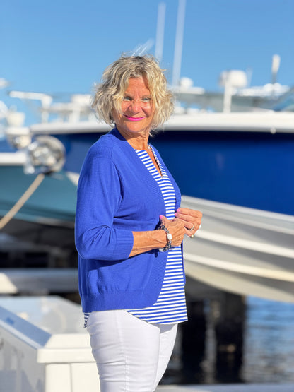 HARBOR BLUE SLEEVELESS TANK