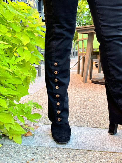 Ethyl The Long Black Lean Flair Jean -