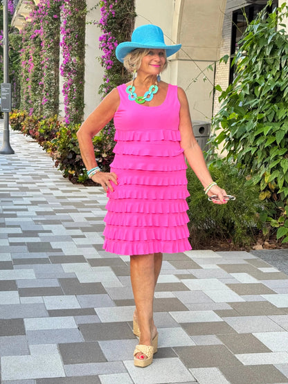 HOT PINK CHA CHA DRESS