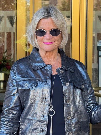Black Metallic Jacket
