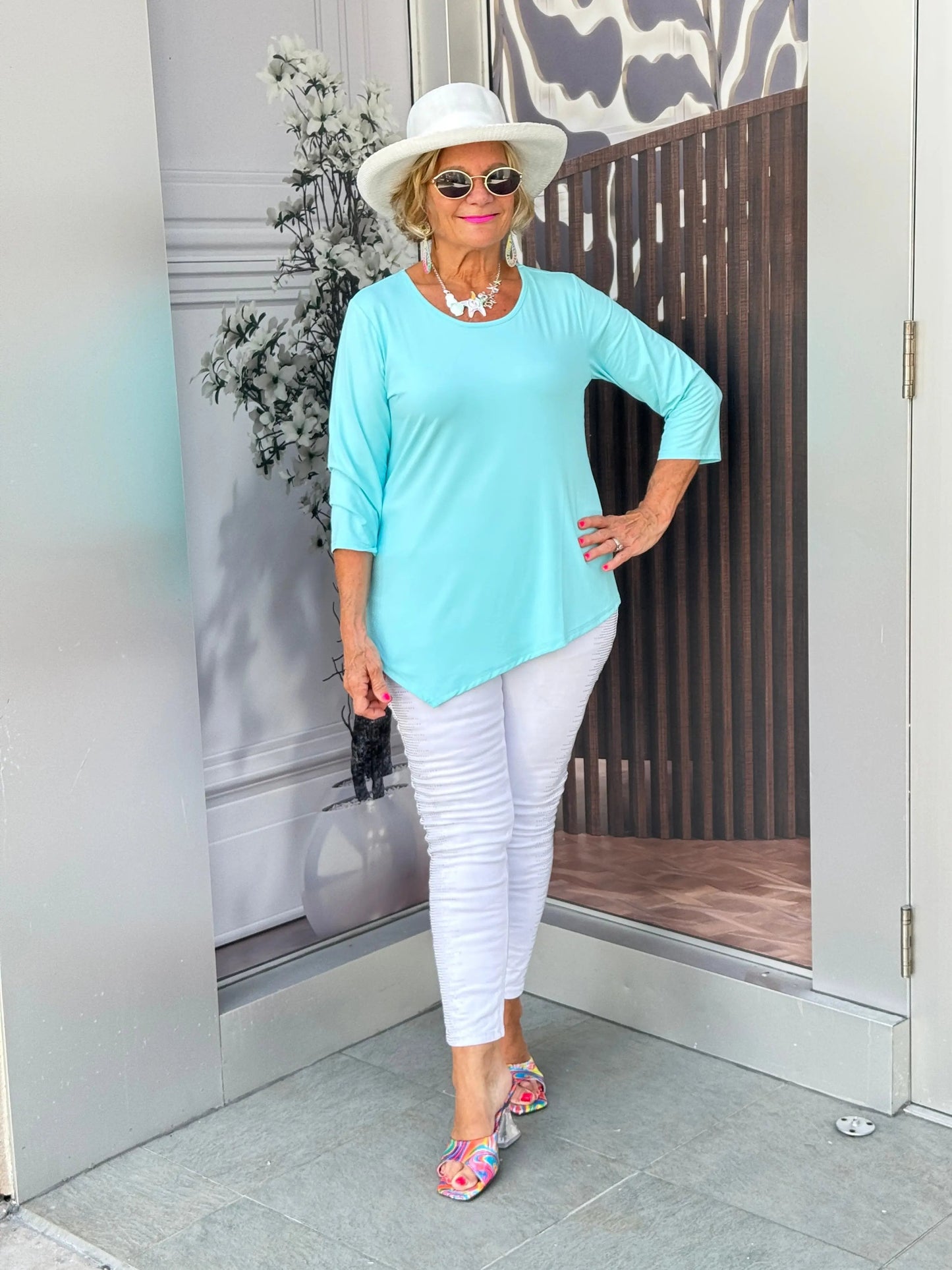 LULU-B ASYMMETRIC TOP