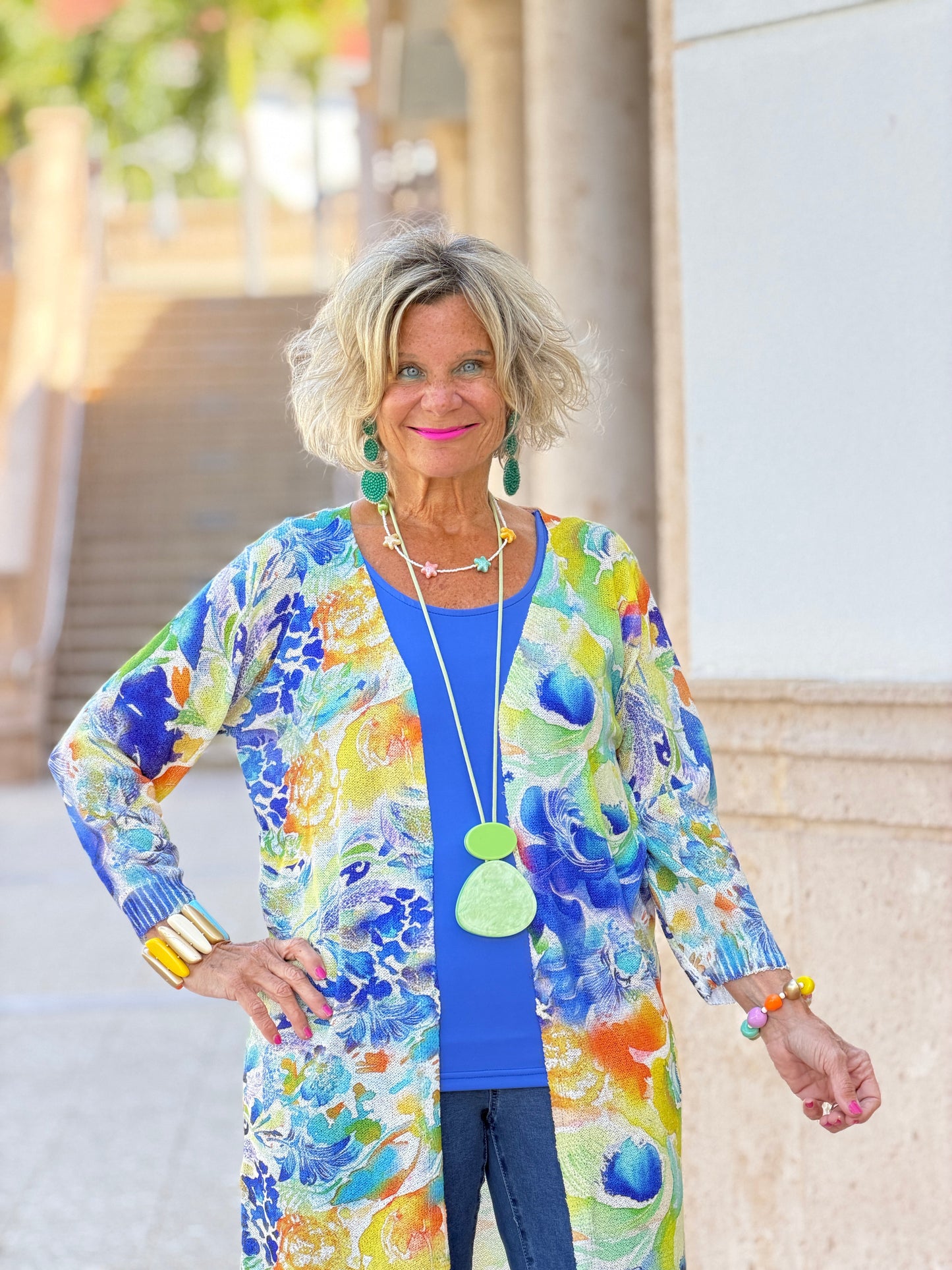 Ethyl Classic Long Length Cardi - Soulful