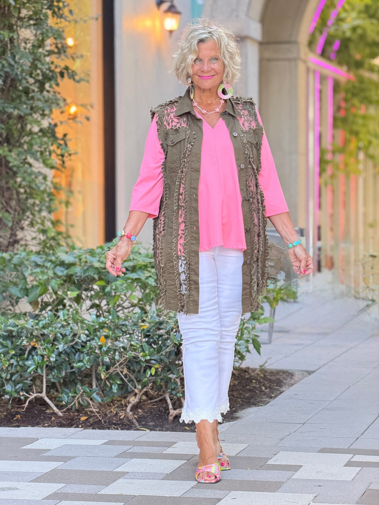 Ethyl The Harmony Vest - OLIVE
