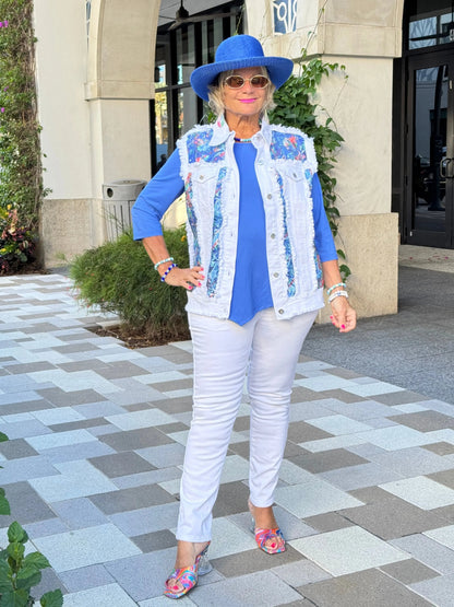 ETHYL RIBBON BOW LONG PANT