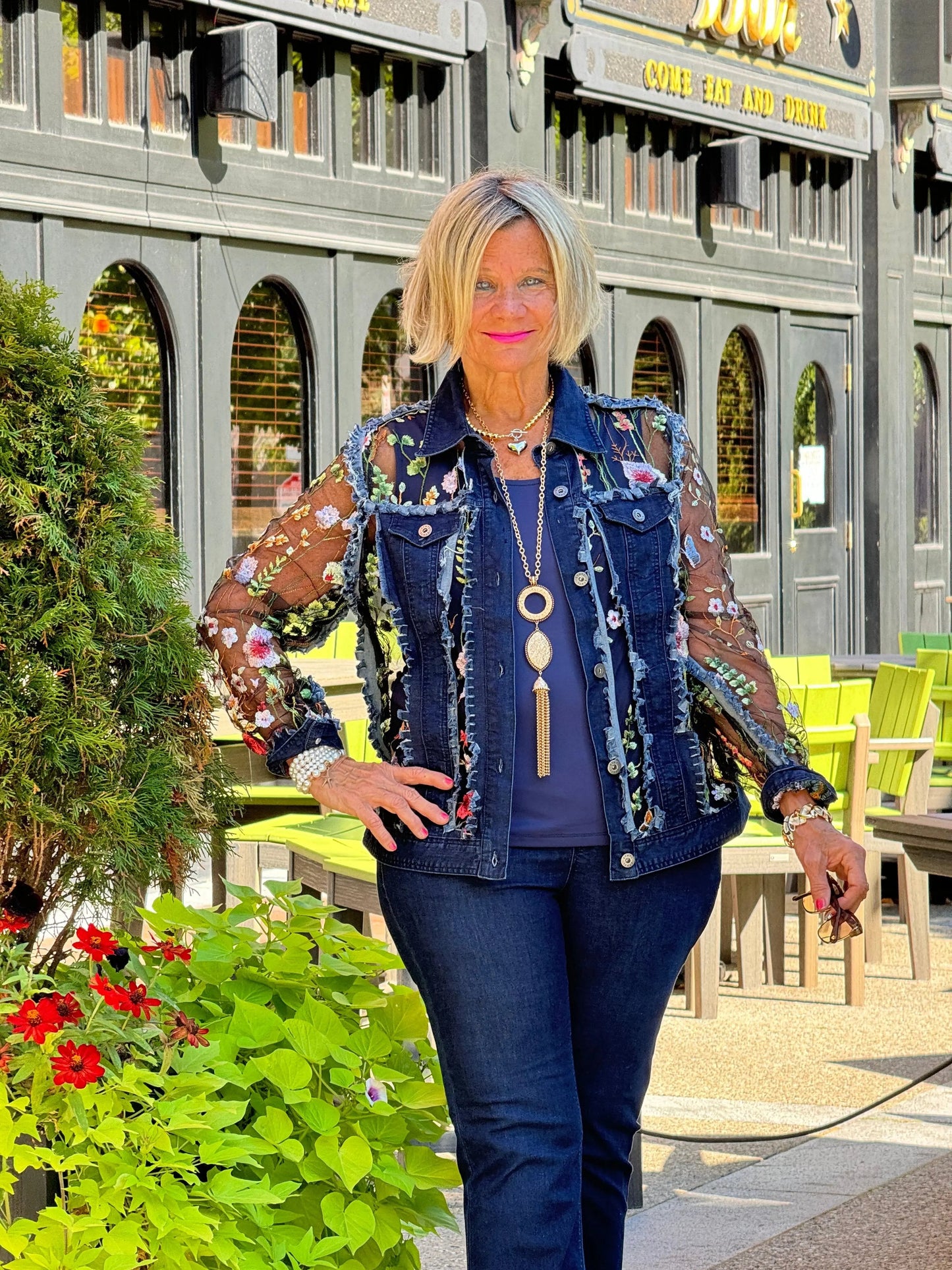 Ethyl The Whimsy Jacket BLUE