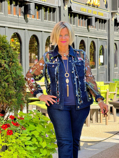 Ethyl The Whimsy Jacket BLUE