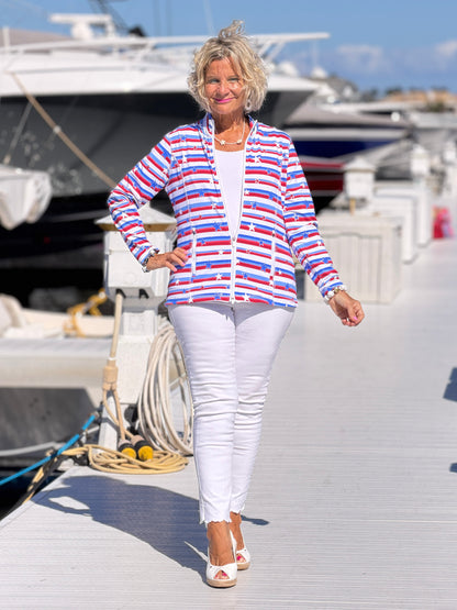 LULU B STARS FULL ZIPPER JACKET