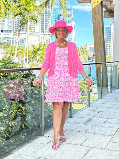 LULU B TROPIC PETALS CHA CHA DRESS