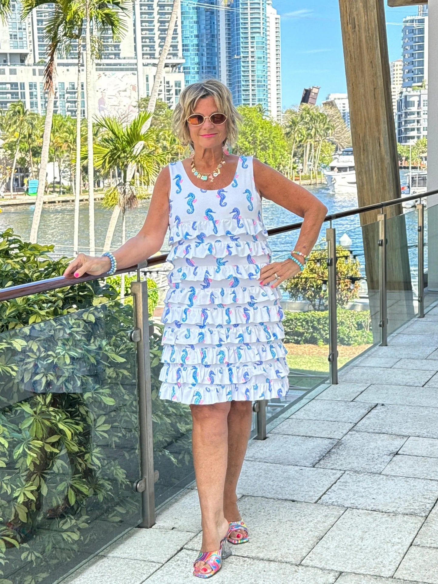 LULU B SHORELINE CHARM CHA CHA DRESS