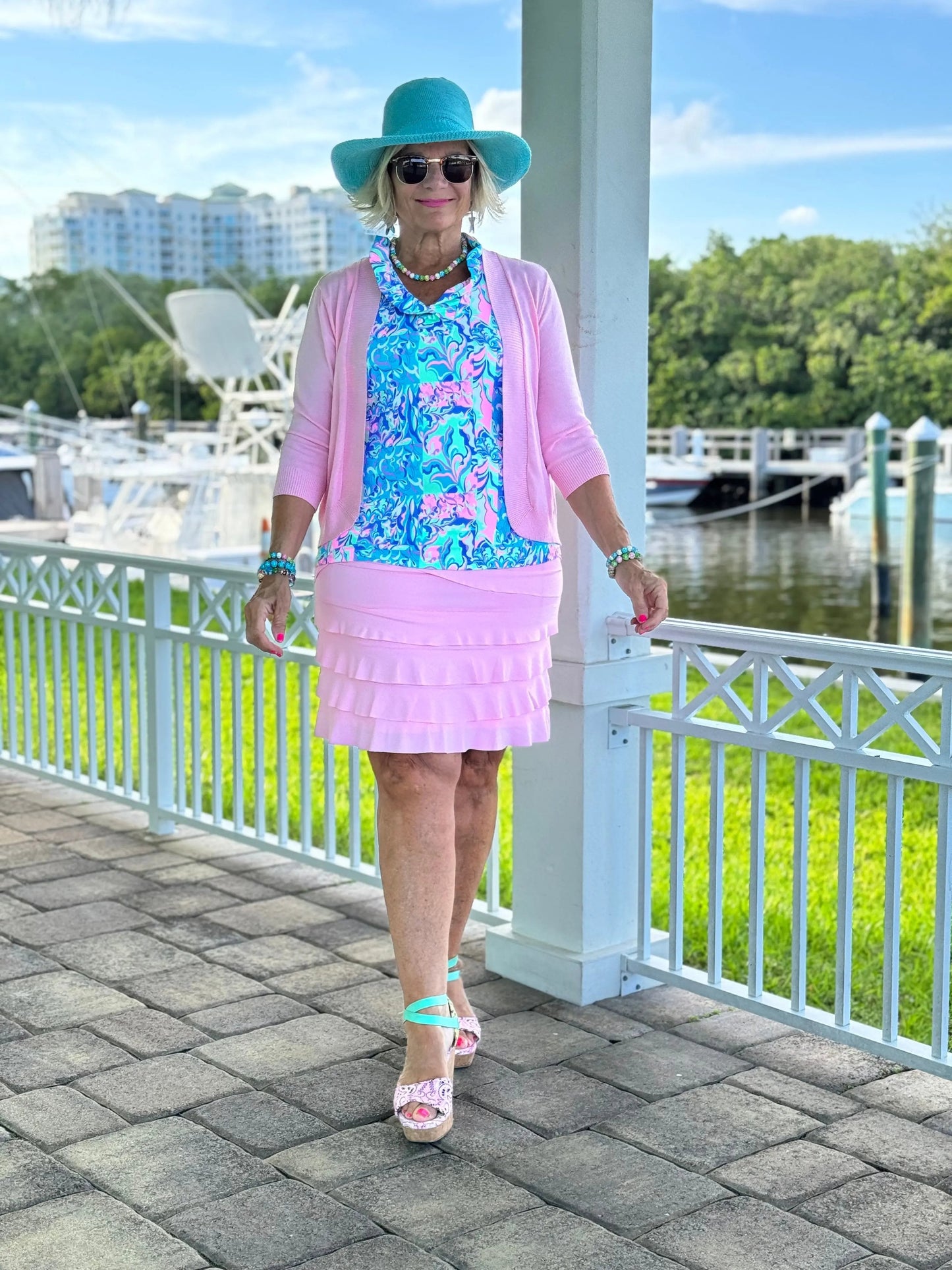 CLEAR PINK CHA CHA SKORT